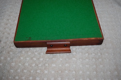 ANTIGUA BANDEJA PARA SERVIR MADERA DURA PRINCIPIOS DE 1900 - Imagen 10 de 10