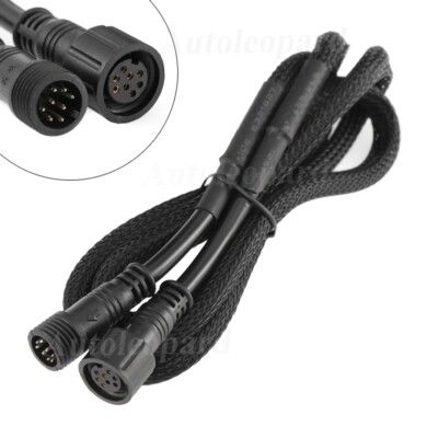 47 IN WIRING HARNESS EXTENSION CABLE FOR 6 GANG SWITCH PANEL CONTROLLER BOX 8PIN