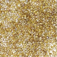 Miyuki Size 11 Delica Beads Picasso Matte Canary Yellow (DB2262) 5grams