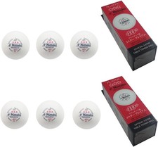 NITTAKU 3-Star Premium 40 Table Tennis Balls 6 Balls, White