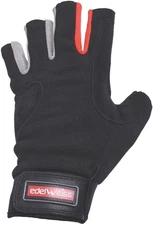 Edelweiss Five Fingerless Leather Gloves - Durable Abrasion-Resistant,