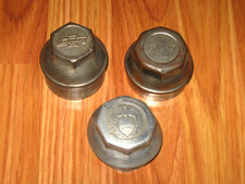 3 1920s Chevrolet Chevy Wings Threaded Screw-on Hubcap Hub Grease Cap Antique
