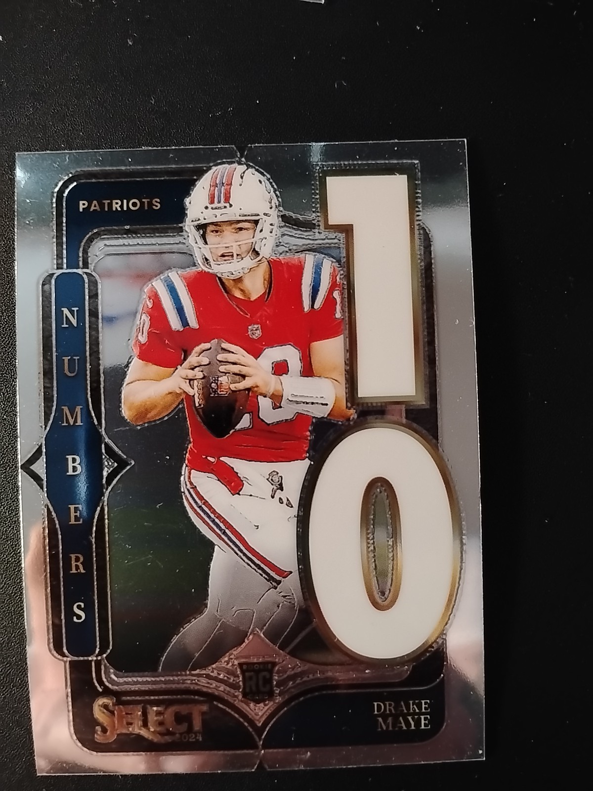 2024 Panini Select - Select Numbers Drake Maye #20 (RC) - Patriots