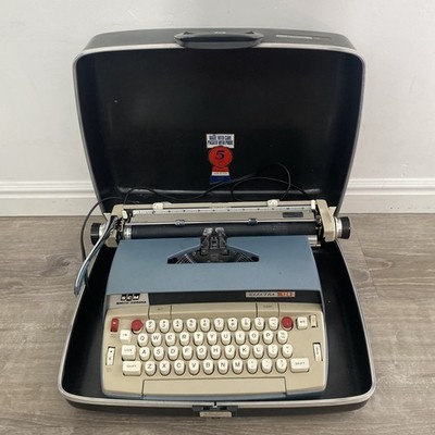 Vintage Smith-Corona Electra 120 Electric Typewriter W/ Case Works Tested