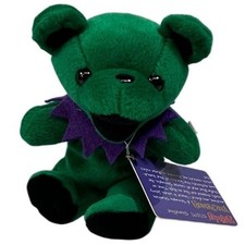 Grateful Dead Liquid Blue Shoreline Green Plush Bear 1991 Tour Memory Vintage