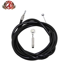 Sturmey Archer 3-Speed Hub Cable Kit–Black Housing 60"/65" Galvanized Inner Wire
