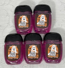 5 Bath & Body Works PocketBac Boo Ghostly Raspberry Hand Sanitizer 1 Oz New