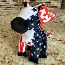 RARE TY Lefty 2000 Beanie Baby With Errors Political Donkey BRAND NEW