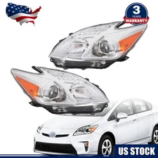 1 Pairs For Toyota Prius 2010-2011 Headlights Headlamps Driver&Passenger Side