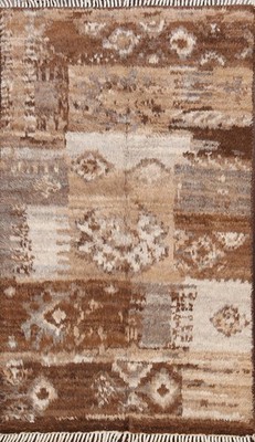 Tribal Moroccan Oriental Accent Rug 4x6 Hand-knotted Wool Carpet for Any Room