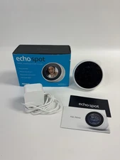 Amazon Echo Spot VN94DQ Black 2.5" Display Wi-Fi Alexa-Enabled Smart Alarm Clock