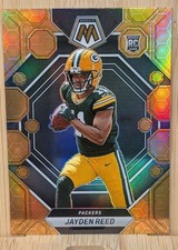 2023 Panini Mosaic - Rookies Honeycomb Prizm #333 Jayden Reed (RC)