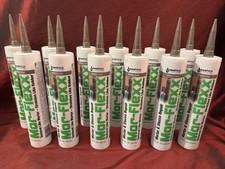  Read Mor-Flexx Textured Caulk, Ironstone 10.5 oz Pack of 12 