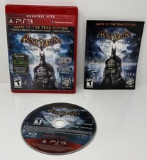 Batman: Arkham Asylum: Game of the Year (Sony PlayStation 3 PS3) Complete