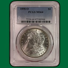 1898-O Morgan Dollar PCGS MS64 Mint State Coin #38901