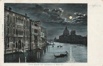 AK Venezia Canal Grande dall Accademia di Belle Arti von 1903 (T654)