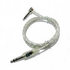 12 ft Silver Clear Transparent Dual Trigger Cable for Roland Yamaha Alesis Drum