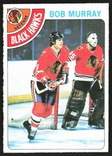 1978-79 O-Pee-Chee Bob Murray Chicago Blackhawks #89