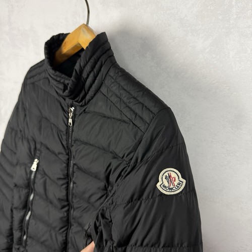 Moncler Amiot Giubbotto Kids Biker Down Puffer Jacket Size 12/152 - Picture 4 of 23