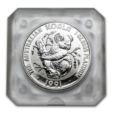 1991 Australia 1 oz Platinum Koala BU 2265.59 per troy oz