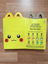 Pokemon 25th Anniversary McDonald s Happy Meal Pikachu Box 2021