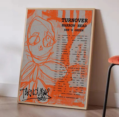 Turnover Signed Poster Tour June + July 2026
