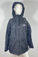 The North Face Sz Large L Womens Summit Series Black Jacket Hooded