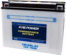 Fire Power 12V Heavy Duty Battery Replaces YB16AL-A2 CB16AL-A2