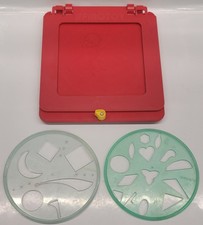 Vintage 1976 Spirotot General Mills Fun Spirograph Drawing Tool Stencils NO BOX