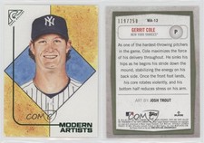 2021 Topps Gallery Modern Artists Green /250 Gerrit Cole #MA-12
