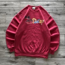 Vintage 90s 2000s Disney Characters Graphic Spellout Sweatshirt Size Medium