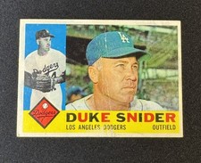 1960 Topps - Duke Snider #493 Los Angeles Dodgers HOF