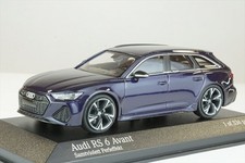 Minichamps 1/43 Audi RS 6 Avant 2019 Violet Metallic Diecast 410018016