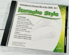 Contemporary Christian Hits the 2000s Vol. 1 Karaoke Style CD G Daywind Records