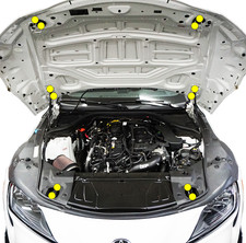 Hood Hinges/Latches/Catches Fasteners for '20+ Supra MKV GR A90, Titanium