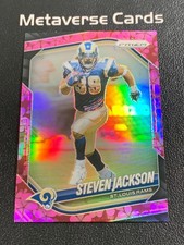 2025 Panini Prizm Plum Blossom #289 Steven Jackson 5/8 Rams