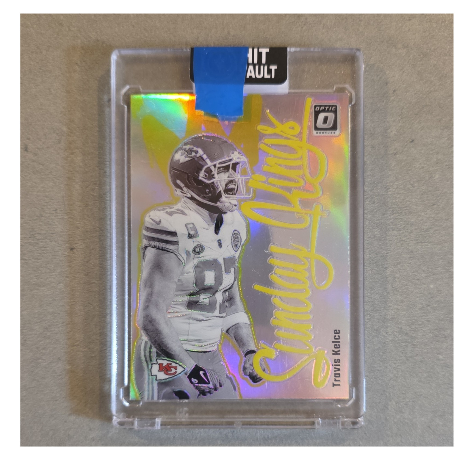 Panini 2024 Donruss Optic Sunday Kings Travis Kelce Prizm #20 Kansas City Chiefs