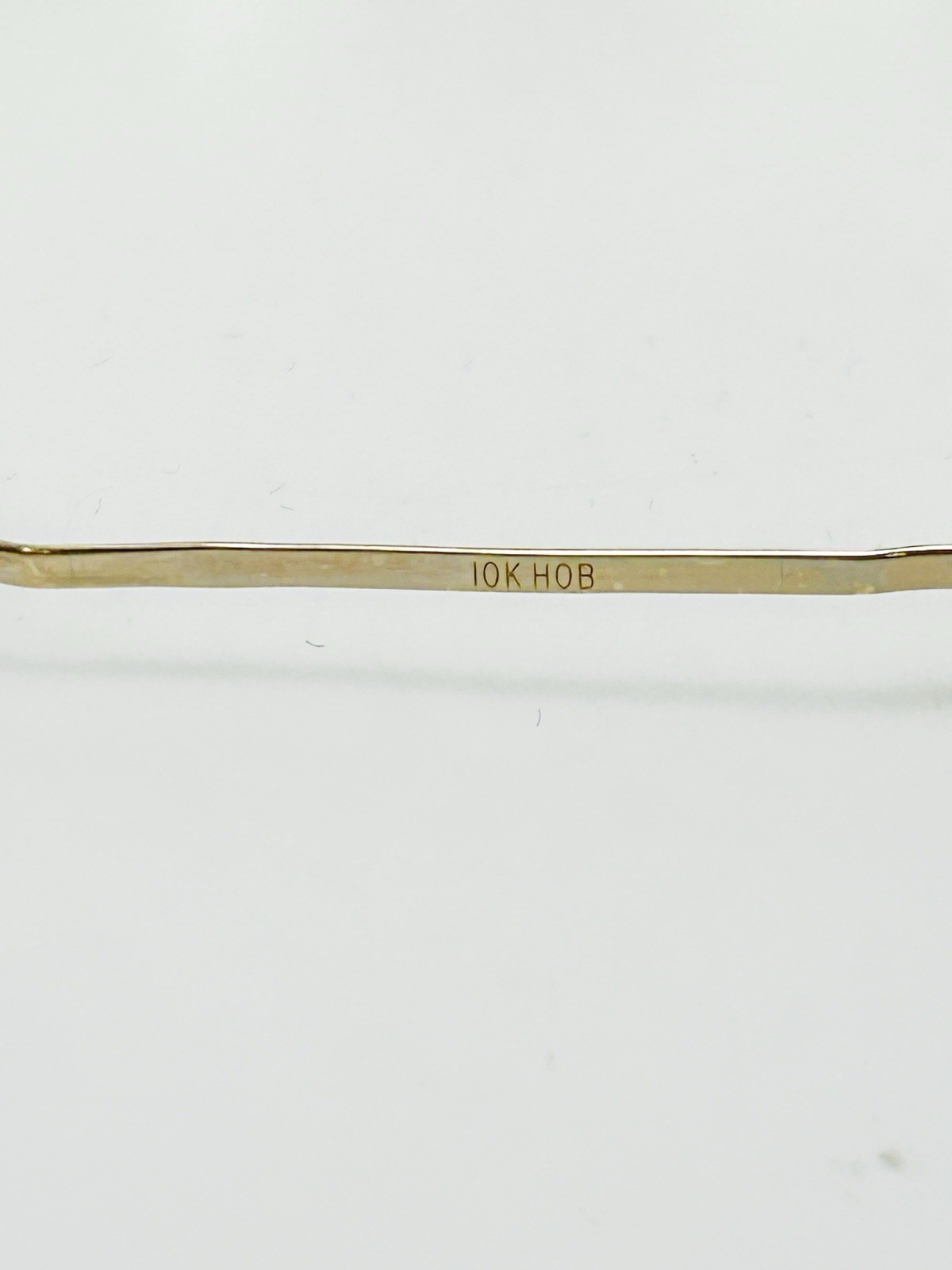 10K Solid Yellow Gold Hinged Bangle Bracelet 8.36… - image 3