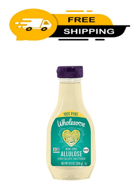 Wholesome Sweeteners Allulose Zero Calorie Liquid Sweetener, Vegan, 11.5 oz