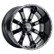Weld Off-road Granada Eight W125 20x10 8x180 Et-18 Gloss Black Milled Qty Of 4