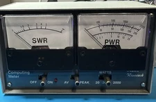 Autek Research WM 1 Computing Meter SWR Power Wattmeter for CB Ham Radio Scanner