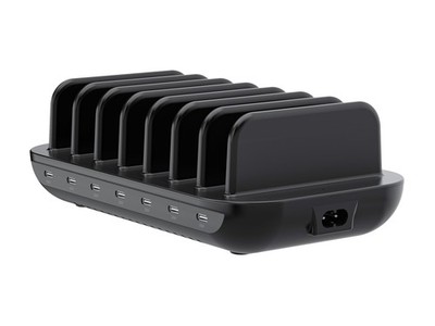 Conceptronic OZUL07B CONCEPTRONIC Ladegerät 7Port 160W,7xUSB-C, PD 3.0  schwarz