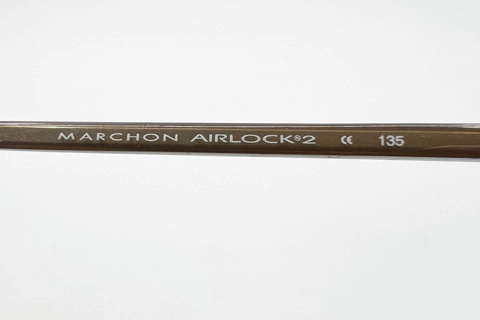 Marcos de gafas Marchon Airlock solo 770/33 040 50-21-140 rojo marrón titanio Foto 4 de 4