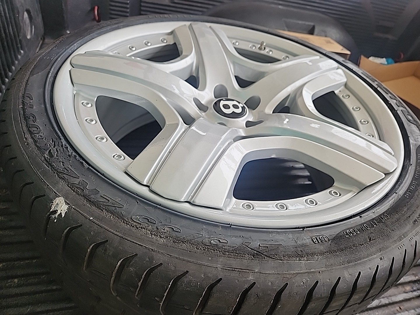 🔥 21" BENTLEY MULLINER OEM FACTORY 2-PC WHEEL 🔥  New Pix Of Repairs, Balanced