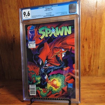 SPAWN #1 CGC 9.6 NM+ Todd McFarlane Newsstand 1st Appearance Al Simmons