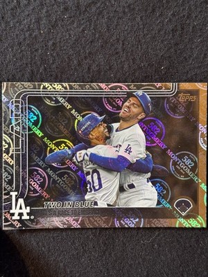 2025 Topps 2 In Blue - Mookie Betts & Freddie Freeman 582 Montgomery Club Foil