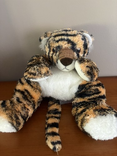 TY Baby Tiger Tygerhugs Rattle Orange Black Stripes 2001 TySilk