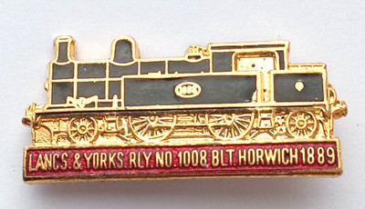 Dampfeisenbahn Eisenbahn BLT Horwich Emaille Pin Anstecker.    PB8-1565