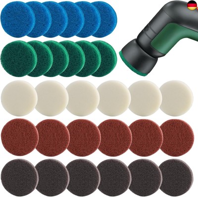 Aufsatz für Bosch Universal Brush 30 Stück Akku Reinigungsbürste Pad für Bosch m