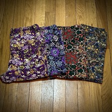LuLaRoe Leggings Lot of 4 Multicolor Prints OS One Size Like New